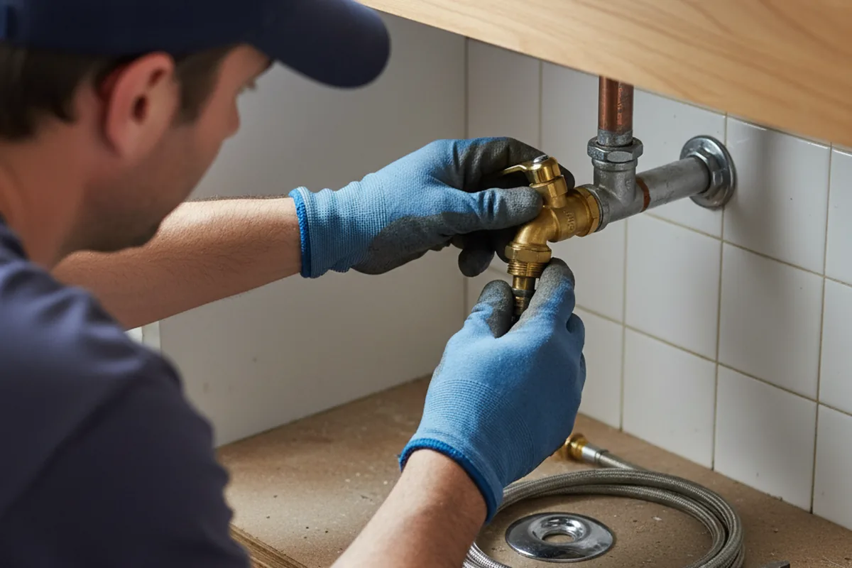 Shutoff valve and fitting work during Repiping in Kenner
